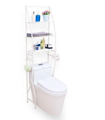 China Sustainable Toilet Bathroom Shelf Toilet Floor Above Toilet Washing Machine Sink Shelf Storage Supplies for sale