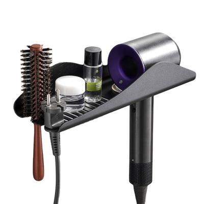 China Durable Dyson Hair Dryer Hanger No Drilling Bracket No Drilling Storage Toilet Bathroom Muti-functional Rack For All Type for sale