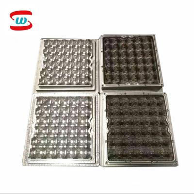 China 30 Cavity Egg Tray Aluminum Molds Pulp Casting Mold for sale