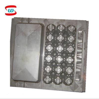 China 18 Holes Aluminum Egg Box Molds Customized Egg Tray Molds for sale