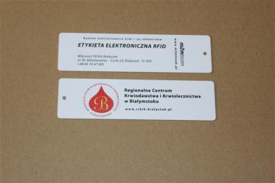 China HF ISO15693  PVC Hang Tag 120*32MM for sale