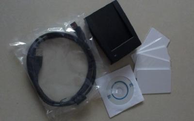 China Rfid reader and writer 13.56Mhz accord with ISO 14443 A with 2 CARDS + USB + SDK for sale