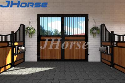 Κίνα Εξοπλισμός 2,4m Box Track Horse Fitting Slide Triple Sliding Horse Barn Door προς πώληση