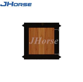 China Bamboo Infill Powder Coated Horse Barn Window 1mx1m for sale