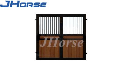 China Customized Bamboo Wood Stable Horse Barn Door Hot Dip Galvanized for sale
