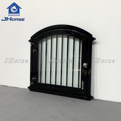 China Customized Durability Horse Barn Windows In Brown Finish Swinging Or Sliding Gates Available for sale