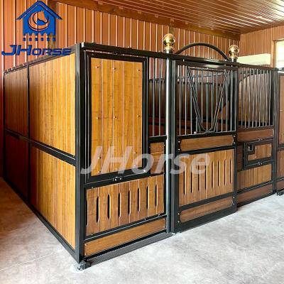 China Powder Coated European Horse Stalls w/ Swing Door for Farms European Horse Stalls for sale