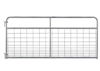 China Power Coating Steel Farm Gates 3.0mm - 5.0mm Wire Diameter 25NB Pipe Frame for sale