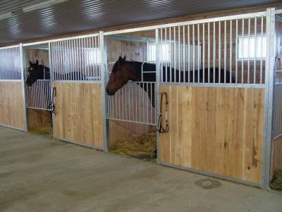 Chine La boîte stable de cheval de luxe/cheval portatif cale avec du bois en bambou à vendre