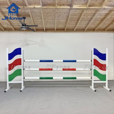 China Unique Design Durable Safe Horse Jump Agility Active Wooden Handmade Horse Jumping Obstacle for sale