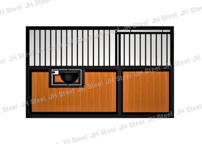 China Simple Boarding Horse Stall System Horse Stables For Horses With Sliding Door for sale