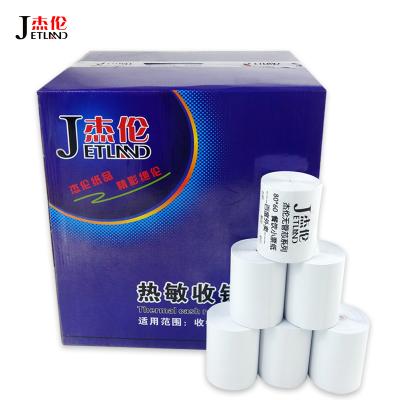 China POS machine / cash register printer premium thermal paper (100 rolls per case) 80x60mm roll 3 1/8