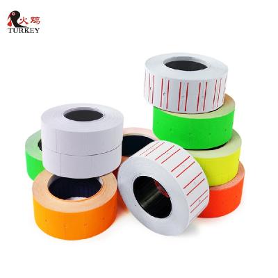 China Barcode Tag Label for MX-5500/6600 Gun Price Retail Store Price Gun Label Sticker, White and Color Label (10 rolls per lot) for sale