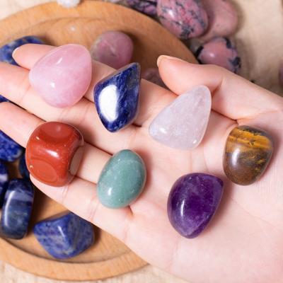 China China Wholesale Bulk Mixed Color Tumbled Polished Palm Pocket Spiritual Stone Infused Wicca Reiki Meditation Crystals Energy Healing for sale