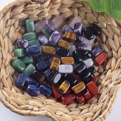 China China Natural Pocket Tumbled Polished Multicolor Stones Gravel Tumbled Chakra Gemstone C For Wicca Chakra Reiki Healing Tumbled Stone for sale