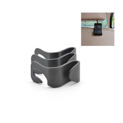 China Plastic Simplicity Hanger Hook Car Vehicle Back Seat Hook for Headrest Seat Hanger Storage Grocery Bag Handbag for sale