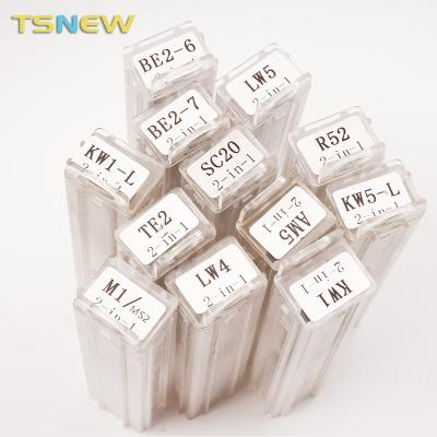 China Metal TSNEW TE2 R52 R52L S123 lw4 LW5 KW1 SC1 KW5 SC4 SC20 m1/ms2 lishi lock pick tool for sale