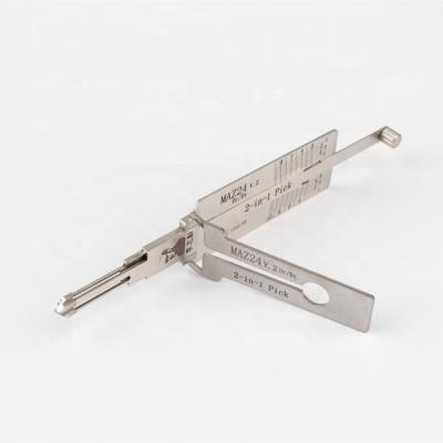 China Metal TSNEW lishi 2 in 1 MIT8 MAZ24 CY24 F038 DWO4R CH1 TOY38R HYN7R TOY43AT YM23 YM28 lishi pick tool for sale