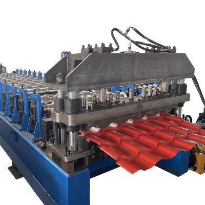 China Building Material Shops Cold Roll Forming Making Machine For Roof Panels for sale