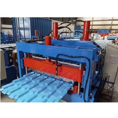 China Building Material Shops Wall Panel Roof Metal Roll Forming Machine Line for sale