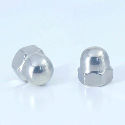 China Carbon Steel Flange Cap Nuts, Dome Nut, Hex Serrated Flange Type for sale