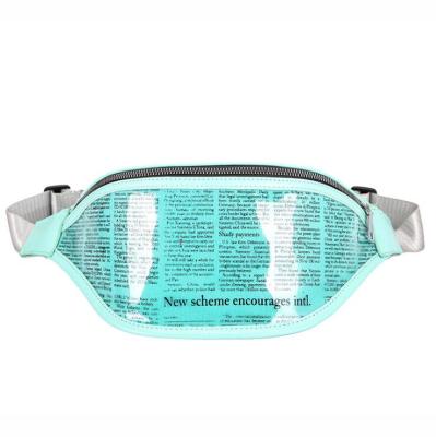 China Online Shipping Water Proof Transparent PVC PU CANVAS EXPRESS WAIST BAG Hot Selling Fanny Pack Products for sale