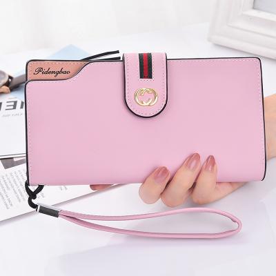 China Lady High Quality Wallet Wholesale New Luxurious Fashion RFID Long Wallet for sale