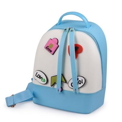 China With USB Waterproof Silicone Backpack Cartoon Lady Backpack YTB-L-LTB007 for sale