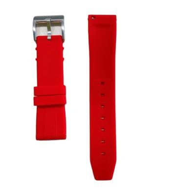 China Easy Return Spring Bar 10 Colors For Quick Release 20mm Silicone Watch Band for sale