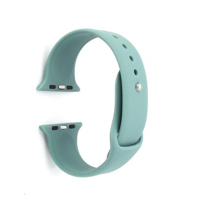 China Popule Design Silicone Strap For Apple Watch Band 44mm 42mm Accessories Breathable Silicone Purple Watch Band for sale