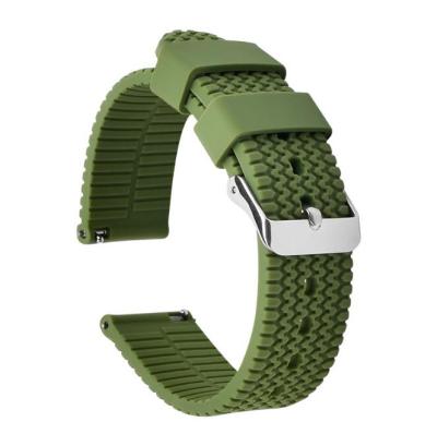 China Popule Design Ergonomic Design Conforms To Silicone Designer Watch Bands Quick Disassembly Of Watchbands for sale