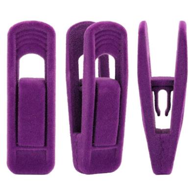 China Wholesale Minimalist Plastic Coat Pant Hook Hanger with Staples for sale