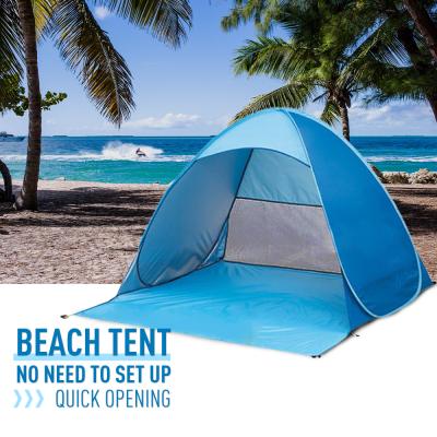 China Extended Type Wholesale High Quality Portable Camping Tents 2 3 Person Outdoor Beach Tent for sale