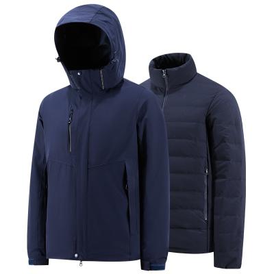 China Anti-Wrinkle Men 3 In 1 Waterproof Ski Jacket Windproof Winter Snow Coat Snowboarding Jackets Warm Raincoat for sale