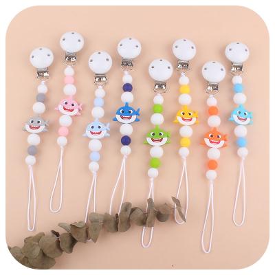 China Crib Toys Silicone Baby Soft Hanging DsorbabNon-toxic Teething Toys With Silicone Baby Funny Animal Pacifier D042 for sale