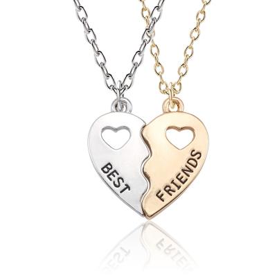 China Fashion BFF Friendship Necklace 2 Pieces BFF Best Friend Necklace Set BFF019 Gift for sale