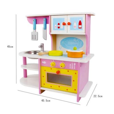 China Wooden Fashion Design Competitive Price Attractive Fruits and Vegetables Cecile Play House Kitchen Toy for sale