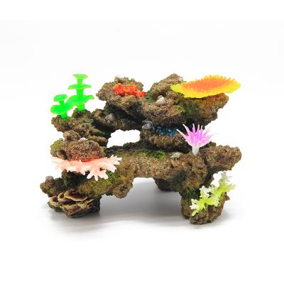 China Other Coral Reef Aquarium Set 28CM Imitated Aquarium Landscaping Decoration Resin Craft Large Aquarium Decoration for sale