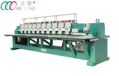 China Automatische 10 Kopf-flache Stickmaschine mit 5