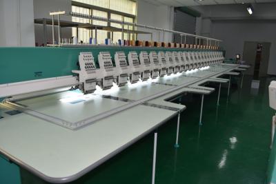 China 24 Head Garment / Curtain High speed Embroidery Machines 9 needle 1200RPM for sale