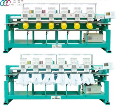 Chine Industral six machines tubulaires de broderie de têtes pour le chapeau/chemise avec 9 aiguilles à vendre