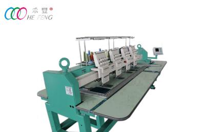 China Computerised 4 Head Flat Bed Embroidery Machine For Baseball Caps for sale