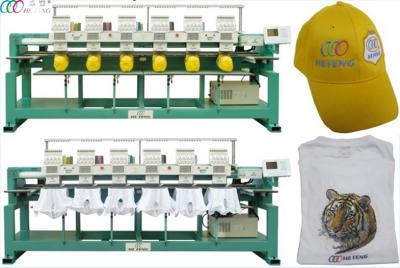 China Máquina automatizada do bordado do tampão/camisa, 6 cabeças 9 agulhas com 5