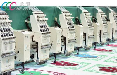 China Mixed Chenille And Flat Computerized Embroidery Machine , Servo Motor for sale