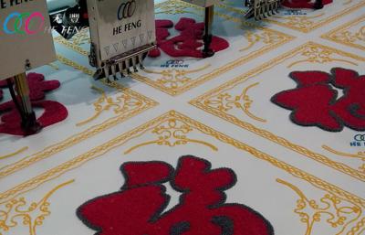 China Automatic Chenille Embroidery Machine , Multi-language Operating Interface , Chenille and flat embroidery for sale