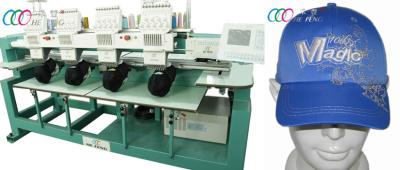 Chine 4 équipement automatisé tubulaire de broderie des têtes 1000 SPM pour le chapeau/chemise, 110V/220V à vendre