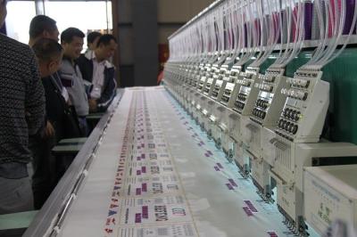 China Automatic 9 needle 20 head High speed Embroidery Machine for Monogram / Logo for sale