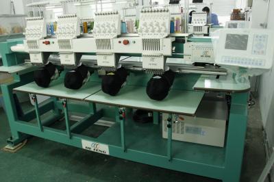 China 4 Heads Computerized Tubular Embroidery Machine for cap / t- shirt  with 9/12 colors  5