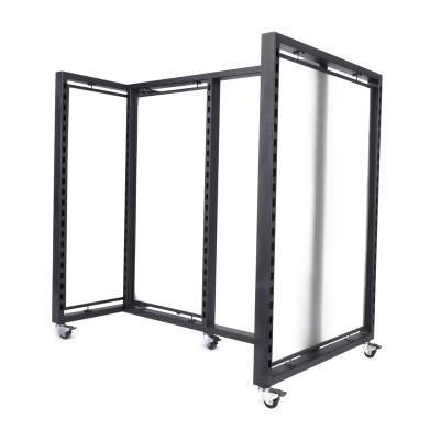 China Fashion Bespoke Display Sotted Tube Accessories Double Side Racks Gondolas For Garment Shop for sale