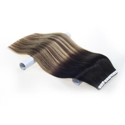 China Silky Straight Remy Human Hair Tape In Extensions Double Wave Virgin Hair Tape In Hair Extensions for sale